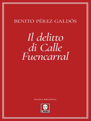 cover image of Il delitto di Calle Fuencarral